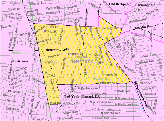 plainedge ny map